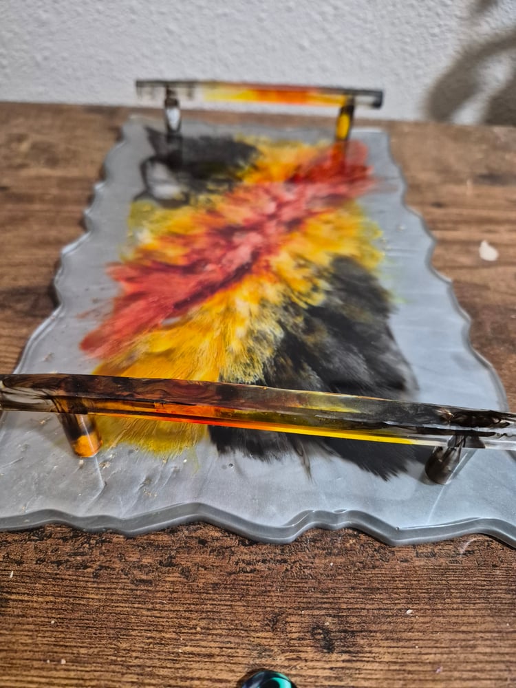 Fiery Petri Large Vanity Tray