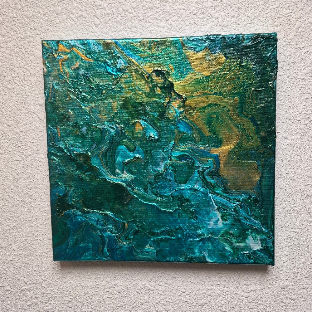 Abstract Oceanic Canvas Art