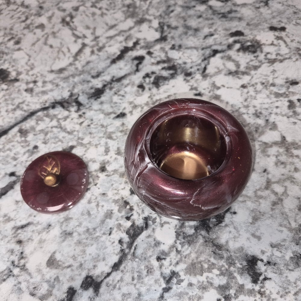 Maroon Apple jar