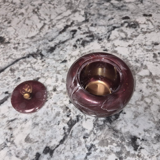 Maroon Apple jar