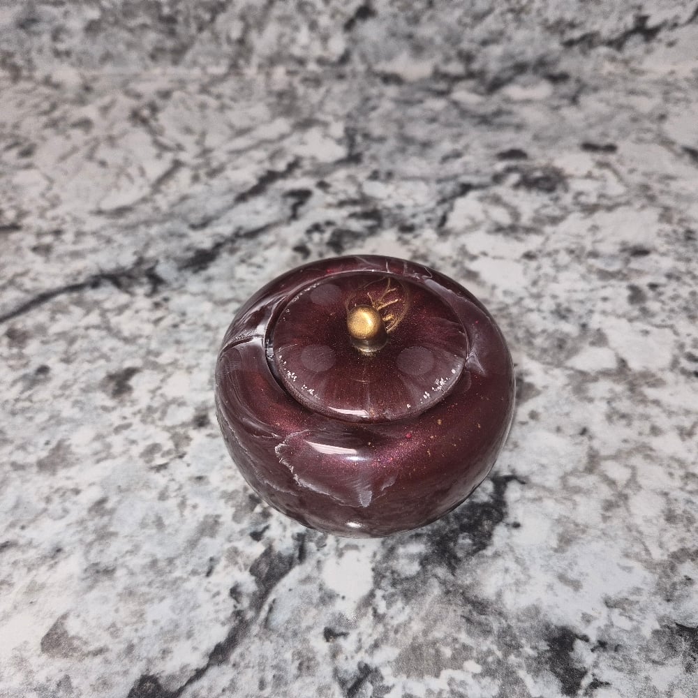 Maroon Apple jar
