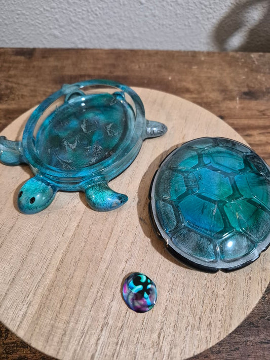 Ocean Petri Turtle Trjnket Jar