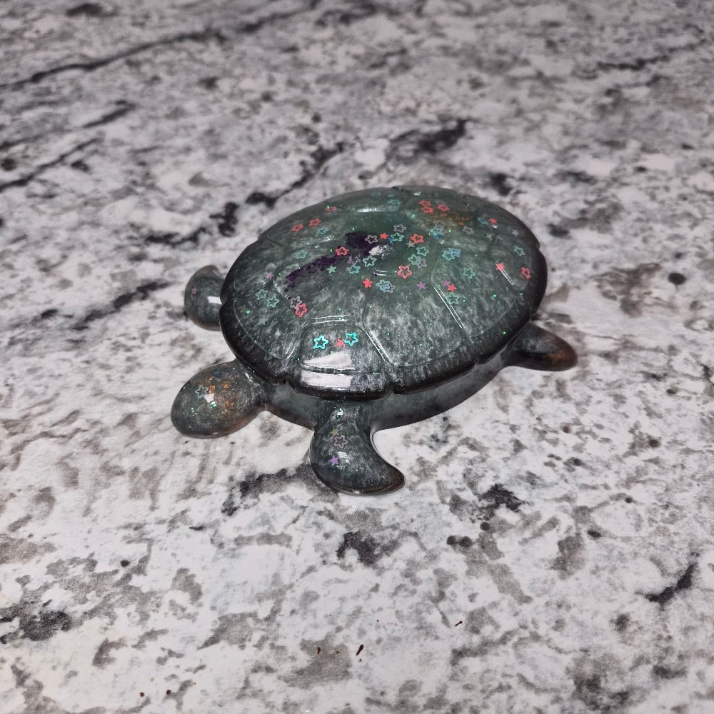 Turtle trinket jar